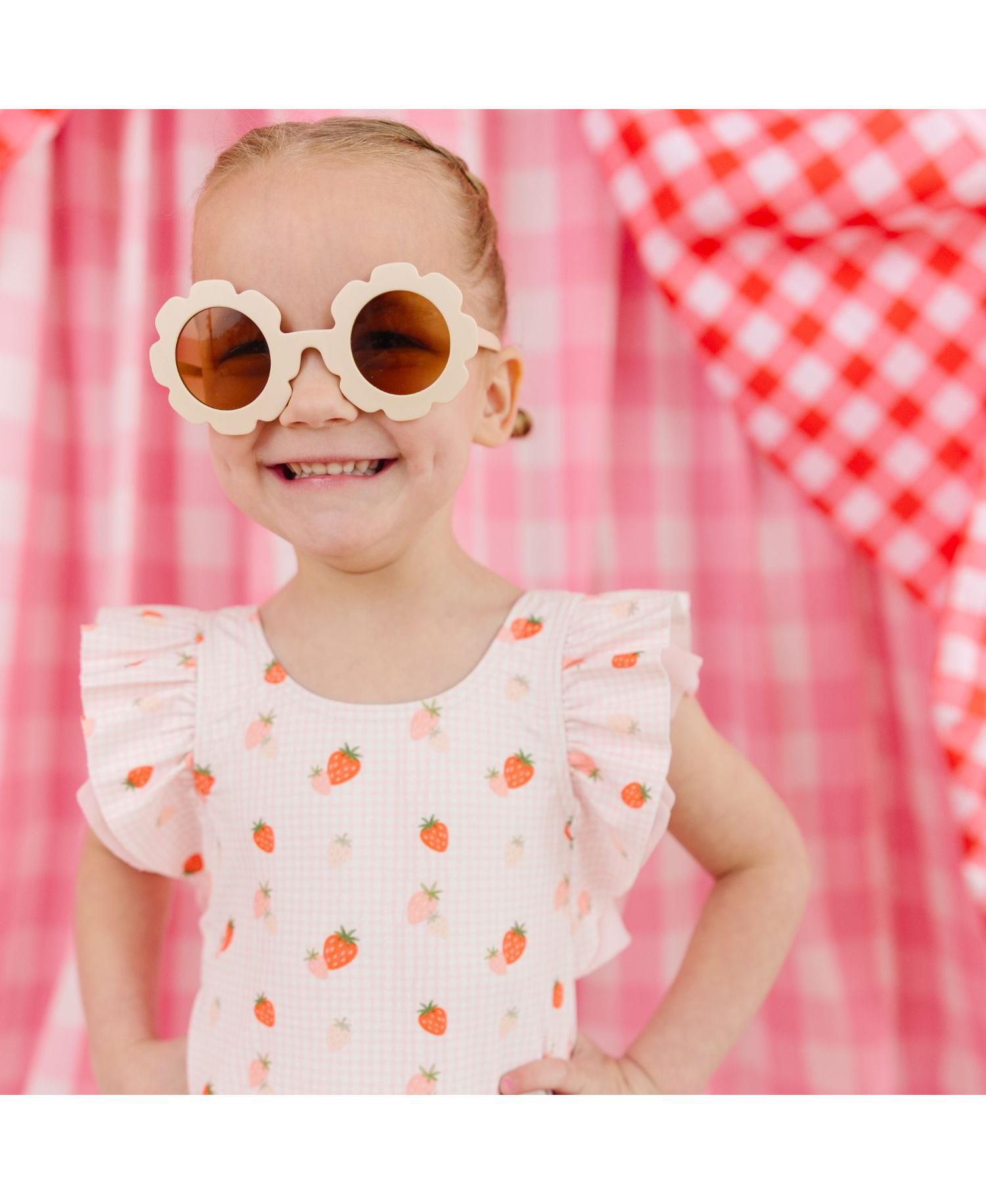 Little Girls Berry Cute Bathing Suit