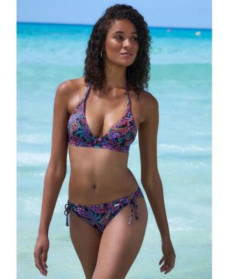 Women's Paisley Print Bikini Swimsuit Bottom