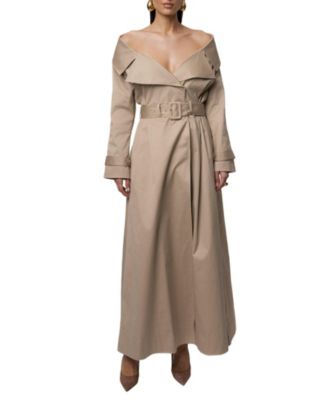 Women's Soft Authority Trench Coat