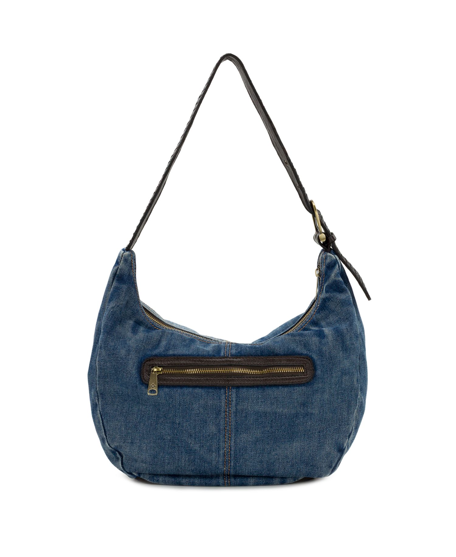Lou Large Denim Patchwork Hobo Handbag