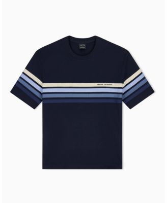 Men's 4 Stripes Short Sleeve Jersey T-Shirt