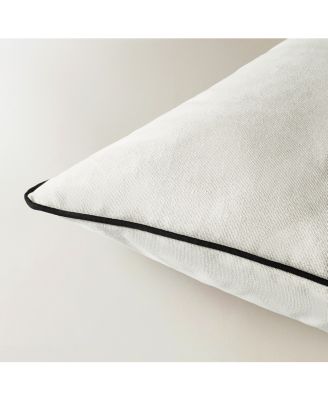 Demure Embroidered Pillow