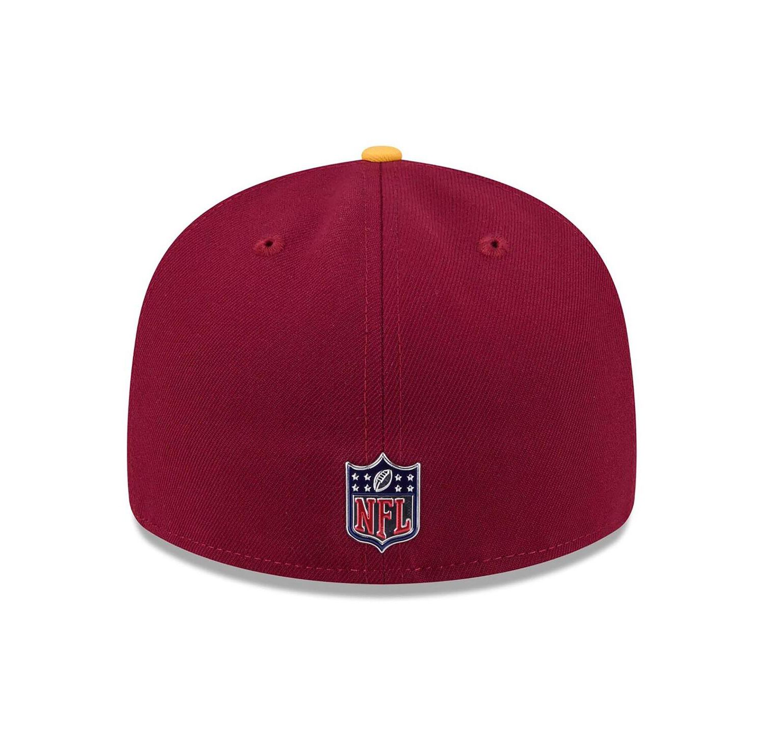 Men's Burgundy/Gold Washington Commanders 2026 NFL Draft Pre-Curved 59FIFTY Fitted Hat