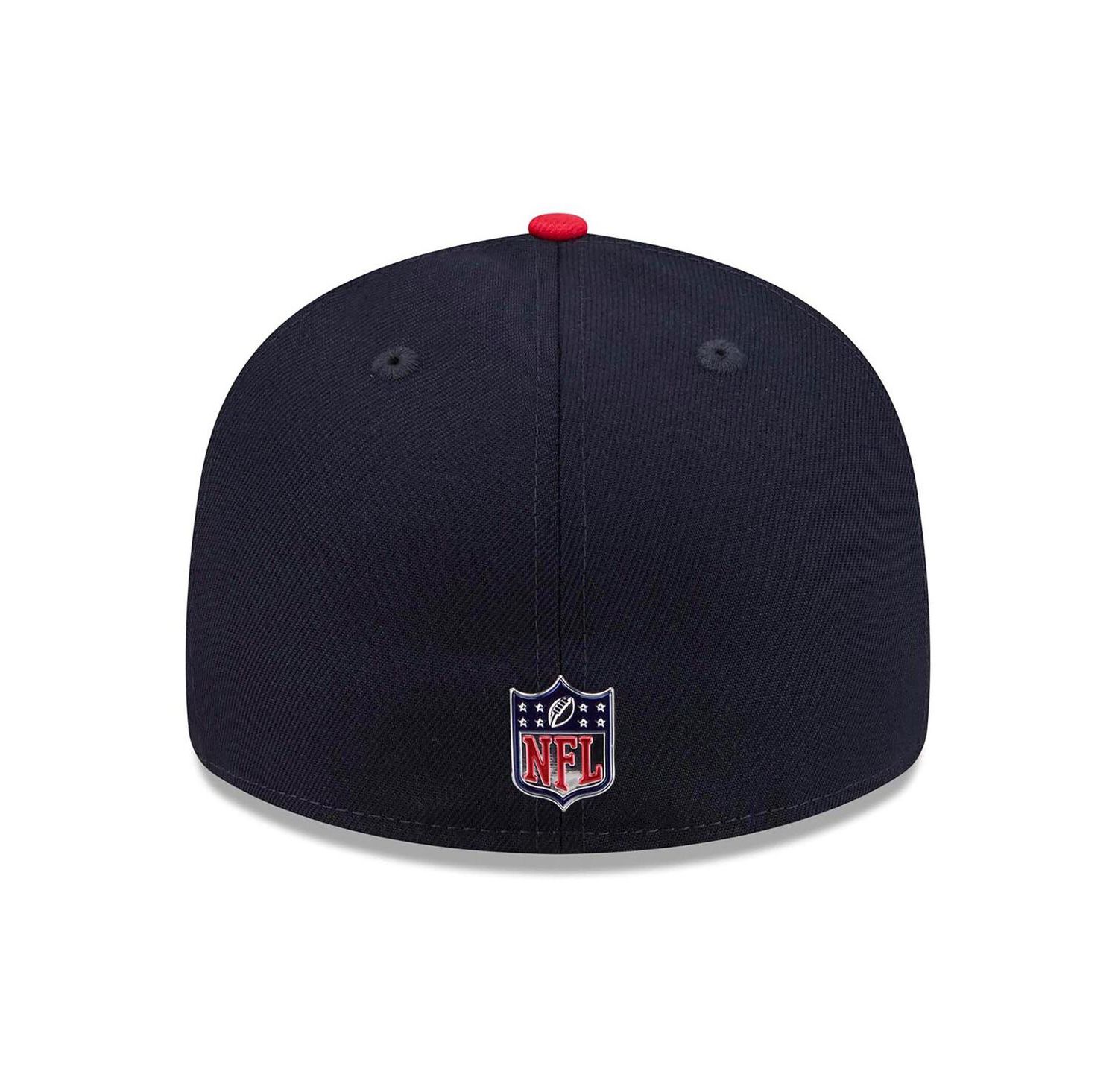 Men's Navy/Red Houston Texans 2026 NFL Draft Pre-Curved 59FIFTY Fitted Hat