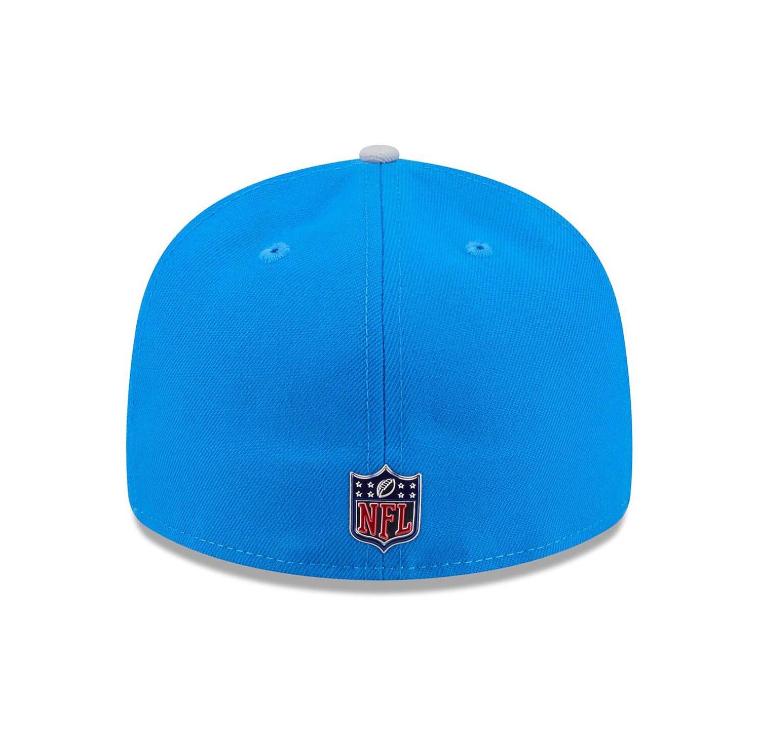 Men's Blue/Silver Detroit Lions 2026 NFL Draft Pre-Curved 59FIFTY Fitted Hat