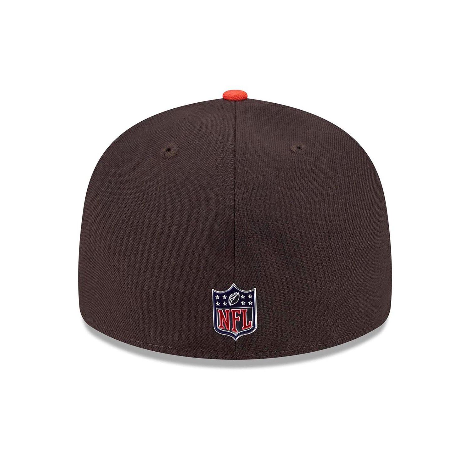 Men's Brown/Orange Cleveland Browns 2026 NFL Draft Pre-Curved 59FIFTY Fitted Hat