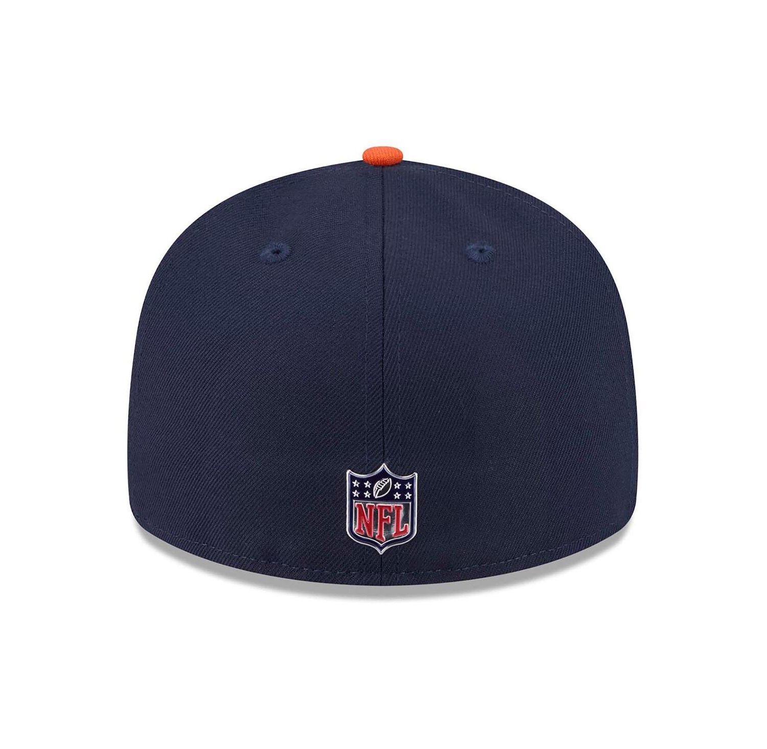 Men's Navy/Orange Chicago Bears 2026 NFL Draft Pre-Curved 59FIFTY Fitted Hat