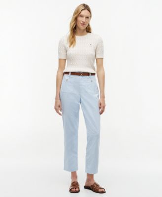 Women's Twill Patch Pocket Chinos Pants