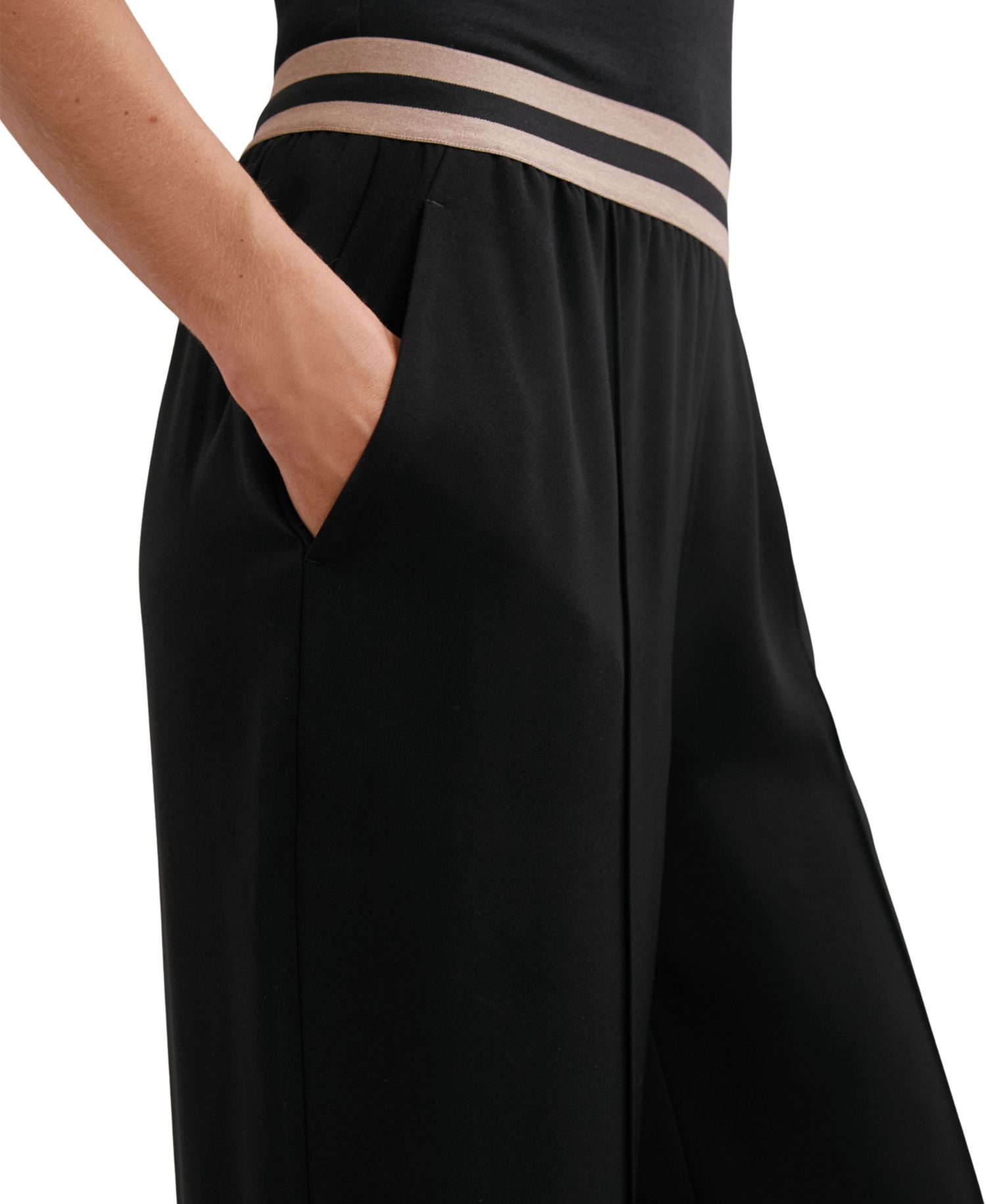Women's Sonnie Elasticated-Waist Wide-Leg Pants