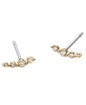 Ana Luisa Bonny Gold-Plated Ear Climber Earrings - Gold