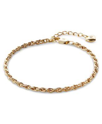 Lisa Gold-Plated Twisted Chain Bracelet