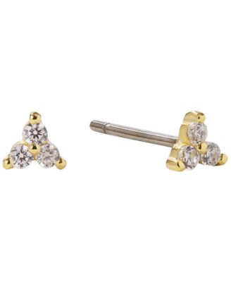 Zara Gold-Plated Small Stud Earring