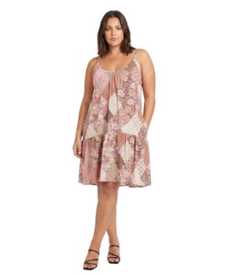 24seven Comfort Apparel Sundress Plus Size Casual Dresses | Macy's