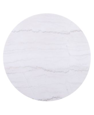 Colby 18" Marble Round End Table