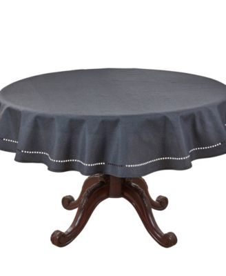 Solid Textured Tablecloth, 60" Round