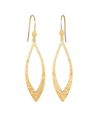 Satya Jewelry Emerging Beauty Gold Lotus Petal Earrings 99$