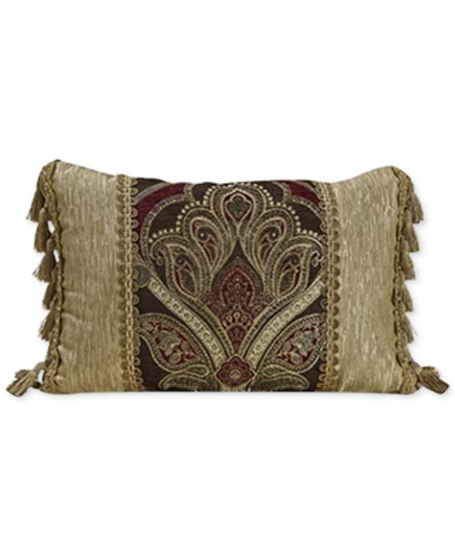 Croscill Bradney 19&quot; x 13&quot; Boudoir Decorative Pillow - Decorative & Throw Pillows - Bed & Bath ...