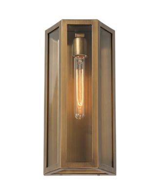 Cecily High Aged Brass Indoor/Outdoor Wall Light