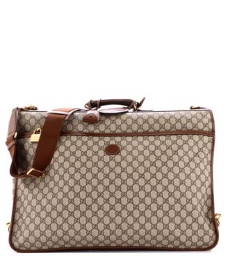 Retro Interlocking G Garment Bag GG Coated Canvas