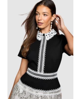 Women's Embroidered Mesh Skirt Midaxi Dress