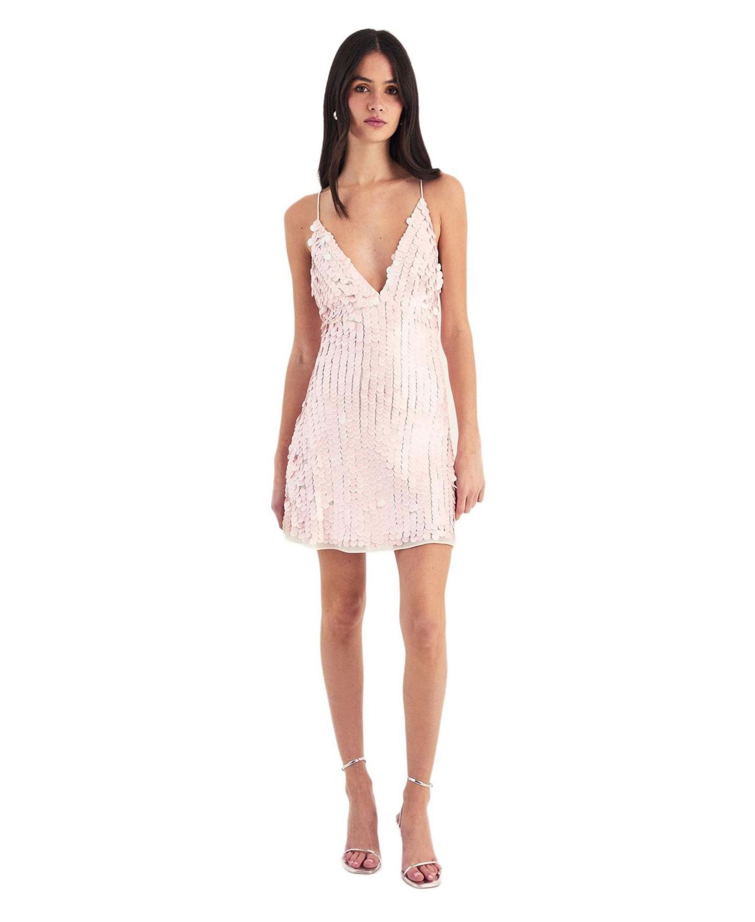 Women's Embellished Strappy Mini Dress