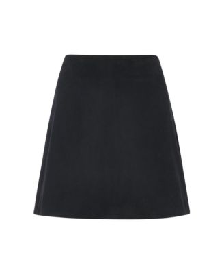 Women's Suede A Line Skirt