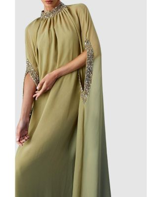 Women's Muse Chiffon Cape Dress