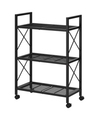 Slim Shoe Rack with Metal Frame and Fabric Shelves, Adjustable Shoe Storage Organizer for Entryway, Bedroom, Closet and Living Room