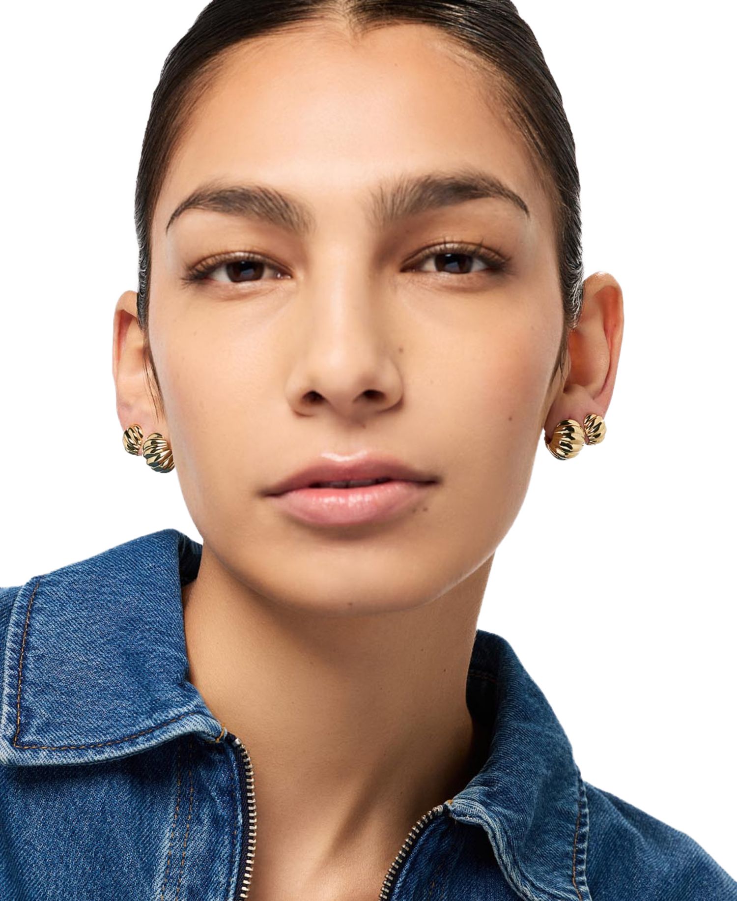 Colton Mini Gold-Plated Statement Earrings