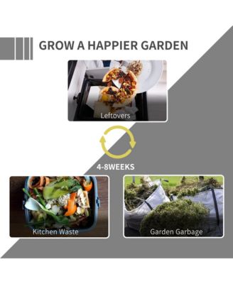 120 Gallon Compost Bin, Large Composter with 80 Vents,