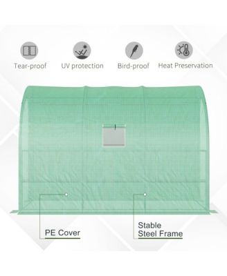 10' x 5' x 7' Plant house Garden Nursery with Windows,