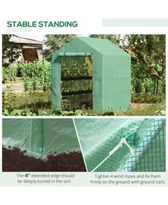 7' x 5' x 6' Walk-In house, PE Cover,