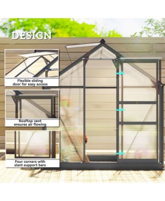6' x 4' x 6.5' Large Polycarbonate Walk-in house,