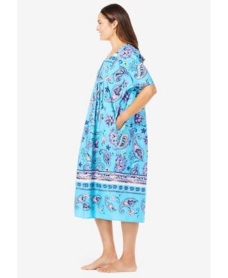 Plus Size Only Necessities Mixed Print Short Lounger