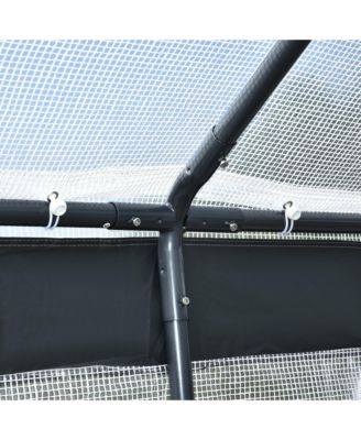 10' x 7' Walk-In Garden house with Roll-Up Door,