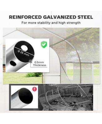 19.5'x10'x7' Outdoor house,Tunnel Walk-in House,