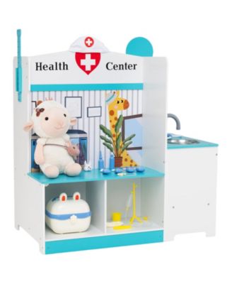 Kids Doctor Kit Play Set with Adjustable Height Stand