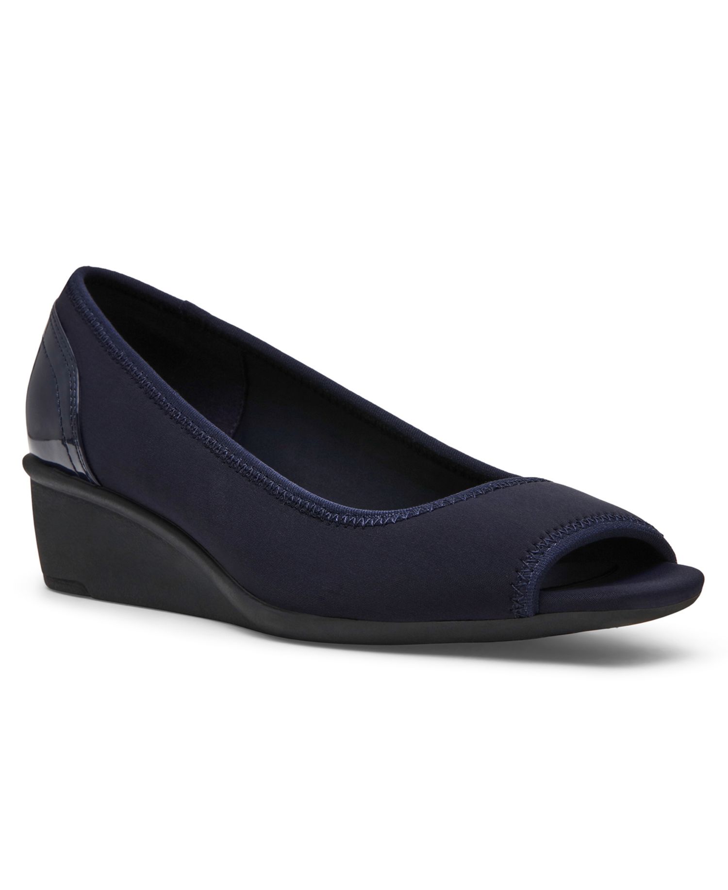 Women's Waylynn Peep-Toe Wedge Pumps