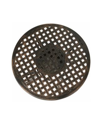 3PCS Outdoor Cast Aluminum Bistro Set with Removable Ice Bucket & Adjustable Feet