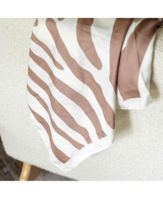 Women's Satin Striped Headscarf