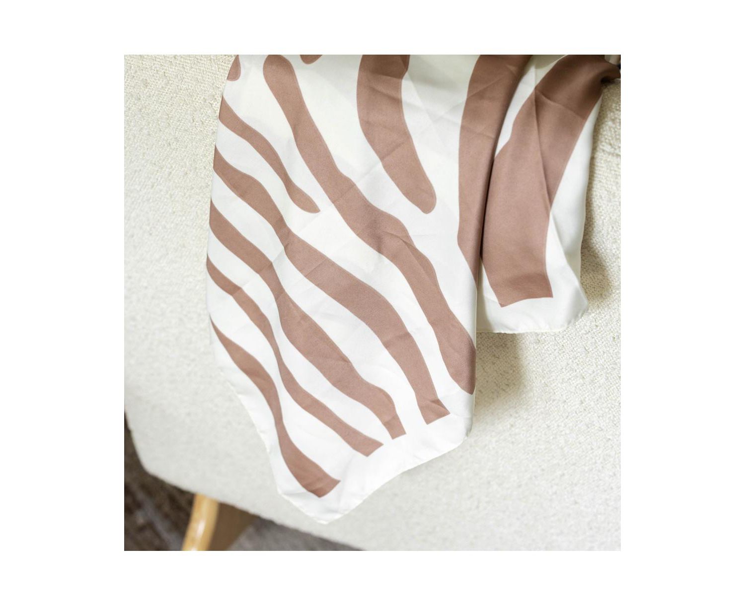 Women's Satin Striped Headscarf