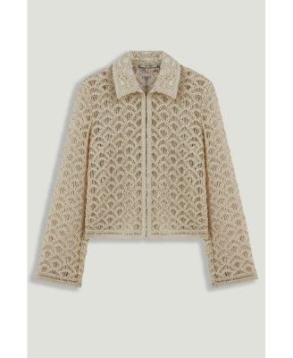 Women's Cropped Lace Jacket