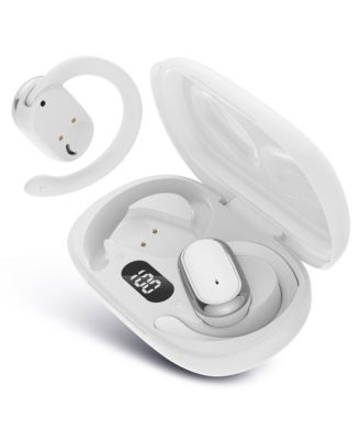 Open Ear Wireless Earbuds with Smart Digital Display and Over Ear Hooks