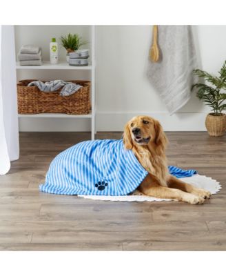 Absorbent Microfiber Pet Towel Ultra Soft Machine Washable Lightweight Durable for Dogs Cats Grooming Travel