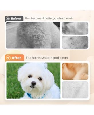 2pcs Pet Bath Brush With Shampoo Dispenser Massage For Dogs Cats Easy Washing Short Long Hair Coarse Fine Teeth