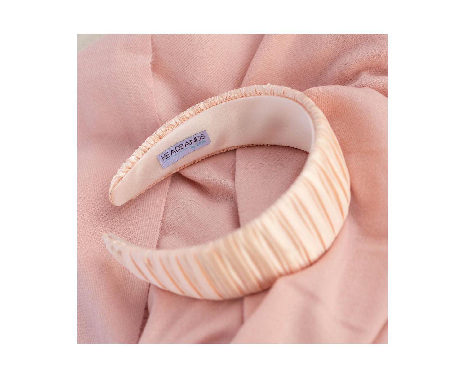 Women's Wide Headband - Pastel Pink