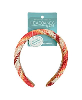Women's Classic Padded Woven Raffia Headband