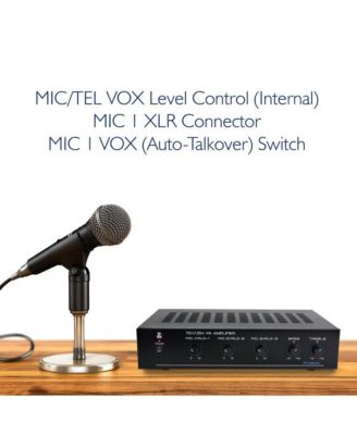 100W Bluetooth Power Amplifier with On/Off Switch and LED Indicator PCM60A - 25V/70V Output