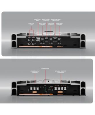 5000 Watt 2 Channel Bridgeable MOSFET Amplifier - High Power, Car Audio