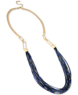 Kenneth Cole New York - Gold-Tone Long Multi-Beaded Statement Necklace